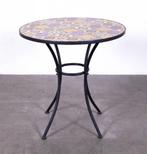 Terrastafel  mozaïek 70cm rond, Tuin en Terras, Ophalen of Verzenden, Gebruikt, Rond, Overige materialen