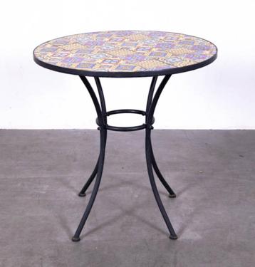 Terrastafel  mozaïek 70cm rond beschikbaar voor biedingen
