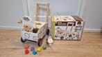 Houten loopkarretje met naam Maud incl. doos, Kinderen en Baby's, Ophalen, Zo goed als nieuw