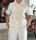 Mooi wit vestje met gouden knopen Zara maat S, Ophalen of Verzenden, Zo goed als nieuw, Maat 36 (S), Wit