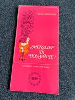 Menslief ik hou van je boek gedichten poëzie, Boeken, Ophalen of Verzenden, Gelezen, Phil Bosmans, Eén auteur