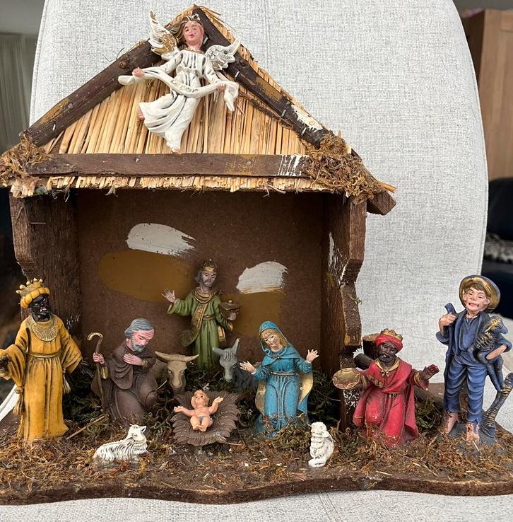 Kerststal KERST Kerstdecoratie, Diversen, Kerst, Ophalen of Verzenden