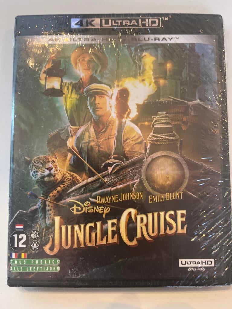 Jungle Cruise 4K Ultra HD Blu-ray - Nieuw!, Cd's en Dvd's, Blu-ray, Ophalen of Verzenden, Nieuw in verpakking, Boxset