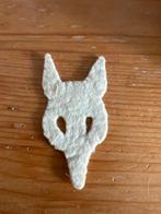 Vilten Wolf Embleem, Hobby en Vrije tijd, Vilt, Ophalen of Verzenden, Nieuw, Figuurtje(s), Wolvilt