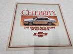 Folder Chevrolet Celebrity 1982, Ophalen of Verzenden, Zo goed als nieuw, Chevrolet