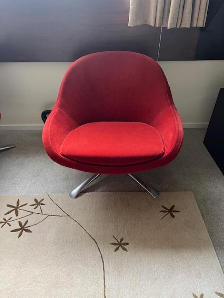 2 Veneto Fauteuil swivel chairs from BoConcept, Huis en Inrichting, Fauteuils, Gebruikt, Stof, 75 tot 100 cm, 75 tot 100 cm, Ophalen