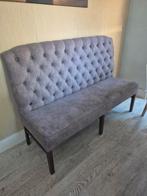 Mooie eetkamer bank, eettafel bank taupe, Huis en Inrichting, Stoelen, Ophalen, Zo goed als nieuw, Stof, Drie