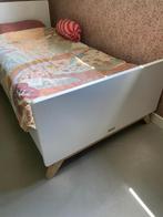 Bopita Bed Lynn Wit/Naturel 90x200, Ophalen, 85 tot 100 cm, Zo goed als nieuw, Matras