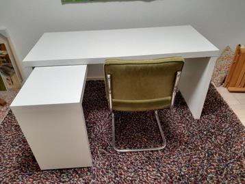 Ikea Malm bureau met uitschuifblad - afbeelding 2