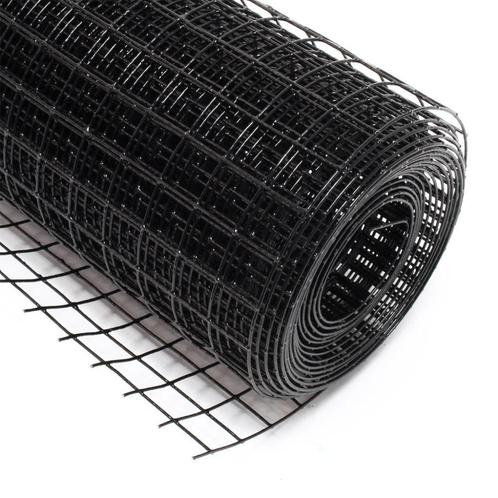 Volièregaas zwart | 25 x 25 mm | 100 cm | 25 meter, Dieren en Toebehoren, Vogels | Hokken en Kooien, Nieuw, Volière, Verzenden