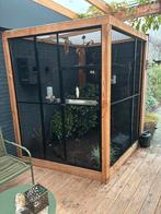 Volière met diverse vogels, Dieren en Toebehoren, Ophalen, Zo goed als nieuw, Aluminium, Volière