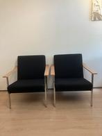 Gispen fauteuil set model 1424 – volledig gerestaureerd, Ophalen, 75 tot 100 cm, Zo goed als nieuw, 50 tot 75 cm