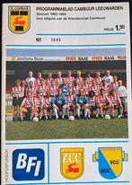 Cambuur Leeuwarden - Sparta Rotterdam 1992/1993, Ophalen of Verzenden, Zo goed als nieuw, Overige binnenlandse clubs, Boek of Tijdschrift
