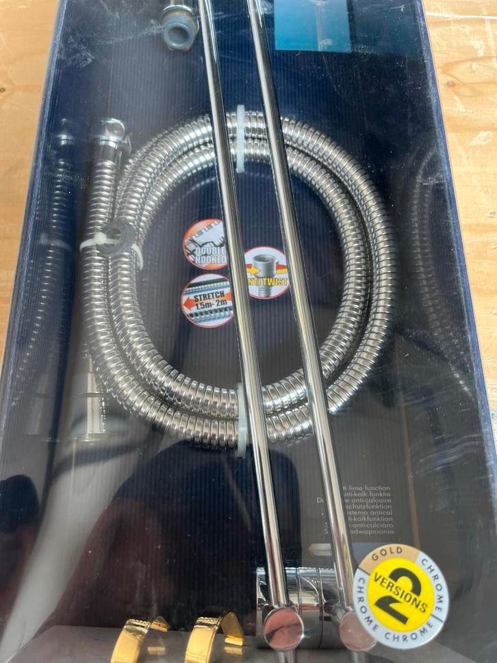 Tiger/Cria Douchgarnituur - Nieuw in doos!, Huis en Inrichting, Badkamer | Badtextiel en Accessoires, Nieuw, Zwart, Ophalen of Verzenden