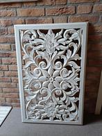 Houten wandpaneel houtsnijwerk 83 bij 55 cm, Huis en Inrichting, Woonaccessoires | Wanddecoraties, Ophalen, Zo goed als nieuw