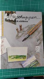 Cursusmap landschappen teken en schilderen, Hobby en Vrije tijd, Schilderen, Overige typen, Gebruikt, Ophalen of Verzenden
