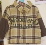 *SALE* Groen geruite Woodland Trail bloes maat 86 *NieuW*, Kinderen en Baby's, Babykleding | Maat 86, Nieuw, Woodland Trail, Overhemdje of Bloesje