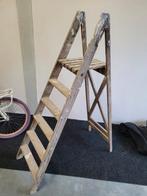 Houten trap, keukentrap 120cm hoog, Ophalen, Gebruikt, Minder dan 2 meter