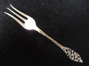 Zilveren Engelse antieke sardine-, cocktail-, gebaksvork beschikbaar voor biedingen