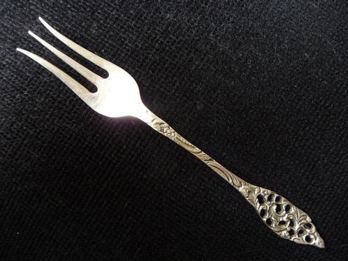 Zilveren Engelse antieke sardine-, cocktail-, gebaksvork, Antiek en Kunst, Antiek | Bestek, Ophalen