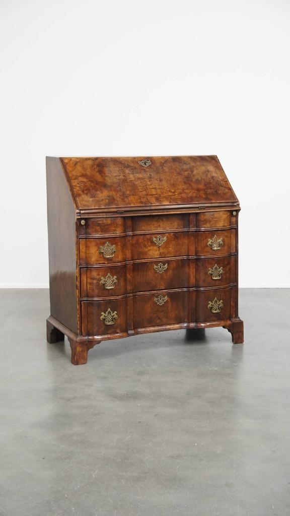Antieke eikenhouten secretaire/ladekast uit eind 18e eeuw, Antiek en Kunst, Antiek | Meubels | Kasten, Ophalen