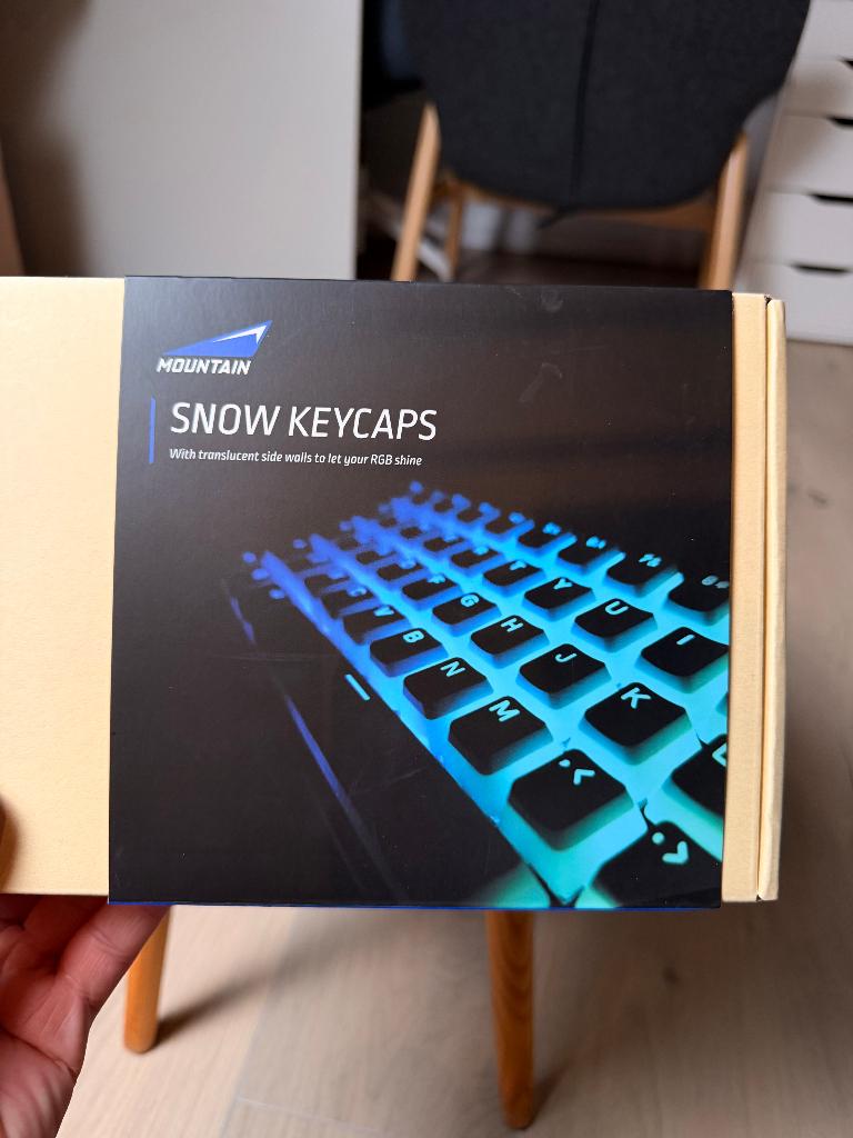 Mountain Snow Keycaps set - Wit, Computers en Software, Toetsenborden, Ophalen of Verzenden, Zo goed als nieuw