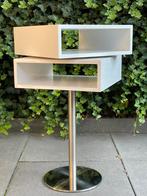 Modern Wit Bijzet-tafel Plateaus Nachtkastje Design Table, Ophalen, Overige materialen, Minder dan 55 cm, Vierkant