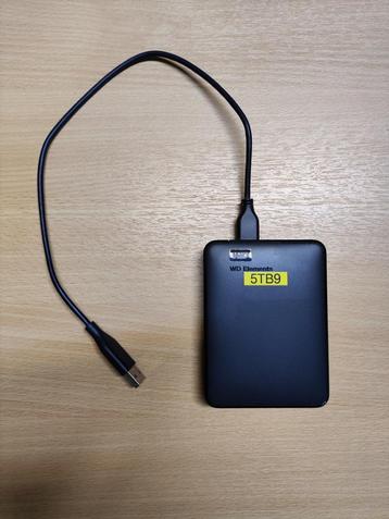 WD portable 5TB externe HDD ( nog 0 beschikbaar) beschikbaar voor biedingen