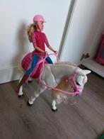 Barbie met bewegend droompaard, Kinderen en Baby's, Speelgoed | Poppen, Ophalen of Verzenden, Zo goed als nieuw, Barbie