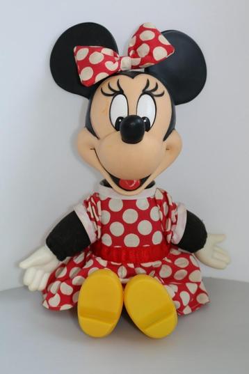 Minnie Mouse pop knuffel polkadot vintage vinyl hoofd 1980