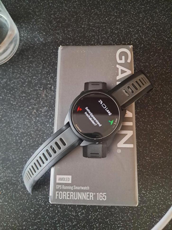Garmin Forerunner 165 - GPS Running Smartwatch, Sieraden, Tassen en Uiterlijk, Sporthorloges, Nieuw, Android, Zwart, Afstand, Calorieverbanding