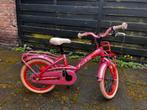 Loekie prinses fiets 16 inch (zalmroze), Fietsen en Brommers, Fietsen | Kinderfietsjes, Minder dan 16 inch, Zijwieltjes, Zo goed als nieuw