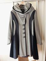 Grijs/zwarte CASHMERE mantel ERICH FEND – valt als 40, Erich Fend, Verzenden, Maat 38/40 (M), Overige kleuren