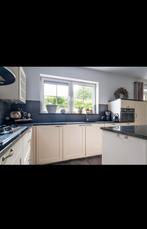 Keuken met stenen blad incl apparatuur, Gebruikt, Hoekkeuken, Graniet of Steen, Ophalen of Verzenden