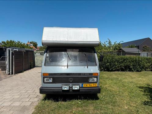 Volkswagen LT 28 camper kampeerauto, Caravans en Kamperen, Campers, Particulier, Half-integraal, tot en met 4, Volkswagen, Benzine