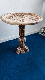 Oud Aziatische stijl bijzettafel, Huis en Inrichting, Tafels | Bijzettafels, Ophalen, Zo goed als nieuw