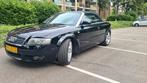 Audi A4 2.4 V6 125KW Cabrio 2002 Zwart, Auto's, Voorwielaandrijving, Cabriolet, 4 stoelen, A4