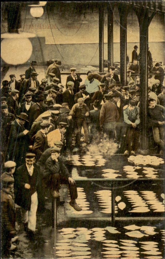 IJmuiden - Visenhal, Verzamelen, Ansichtkaarten | Nederland, Ongelopen, Noord-Holland, Voor 1920, Ophalen of Verzenden