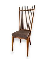 Vintage Spijlenstoel, Huis en Inrichting, Stoelen, Ophalen, Gebruikt, Bruin, Eén