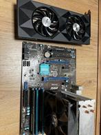Moederbord. videokaart, CPU en RAM, Computers en Software, Videokaarten, Ophalen, PCI-Express 3, Gebruikt, AMD