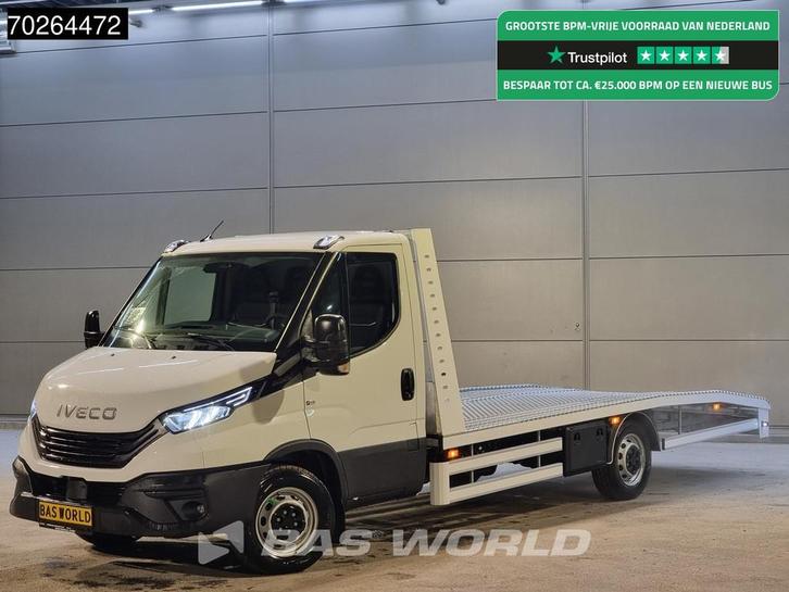 Iveco Daily 35S18 BPM VRIJ! 3.0L Automaat Autotransporter 20, Auto's, Bestelauto's, Bedrijf, Te koop, Airconditioning, Bluetooth