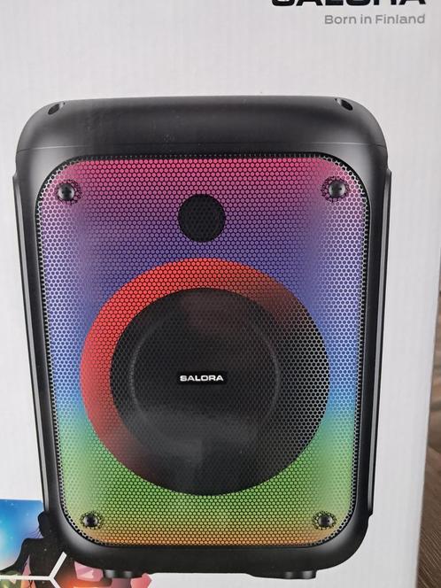Salora PartySpeaker S1 karaoke nieuw gekocht nooit gebruikt, Audio, Tv en Foto, Luidsprekers, Zo goed als nieuw, Minder dan 60 watt
