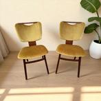 vintage stoelen Webe Louis van Teeffelen jaren 60 Teakhouten, Ophalen, Gebruikt, Twee, Overige kleuren