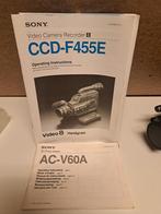 Sony CCD-F455E Video 8 Handycam Camera, Ophalen, 8mm, Camera