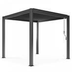 Pergola 3x3m Lamellen Overkapping Antraciet, Tuin en Terras, Tuinmeubel-accessoires, Nieuw, Ophalen of Verzenden