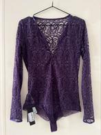 Andres Sarda body / M, Kleding | Dames, Ophalen of Verzenden, Zo goed als nieuw, Paars, Lange mouw