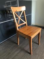 IKEA Ingolf houten stoel, Huis en Inrichting, Stoelen, Ophalen, Gebruikt, Bruin, Eén
