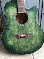 Fazley gitaar , groen zgan, Ophalen, Zo goed als nieuw, Western- of Steelstringgitaar
