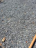 Ong 35 m2 basalt split grind gratis ophalen, Tuin en Terras, Ophalen, Gebruikt, Antraciet, Basalt