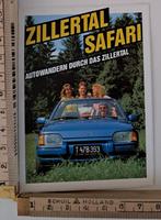 Vintage sticker Zillertal Safari Ford Escort Cabriolet, Ophalen of Verzenden, Zo goed als nieuw, Overige typen